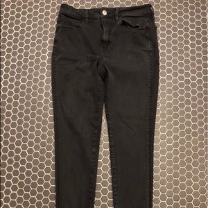 American Eagle Hi-Rose Jegging in Black